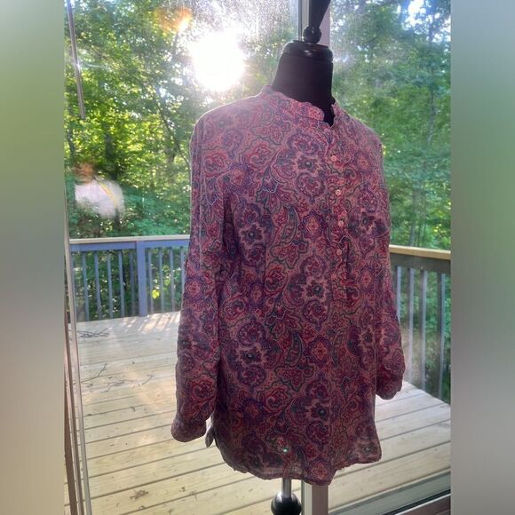 Gap Pink Mid-Button Down Shirt - Picture 4 of 5